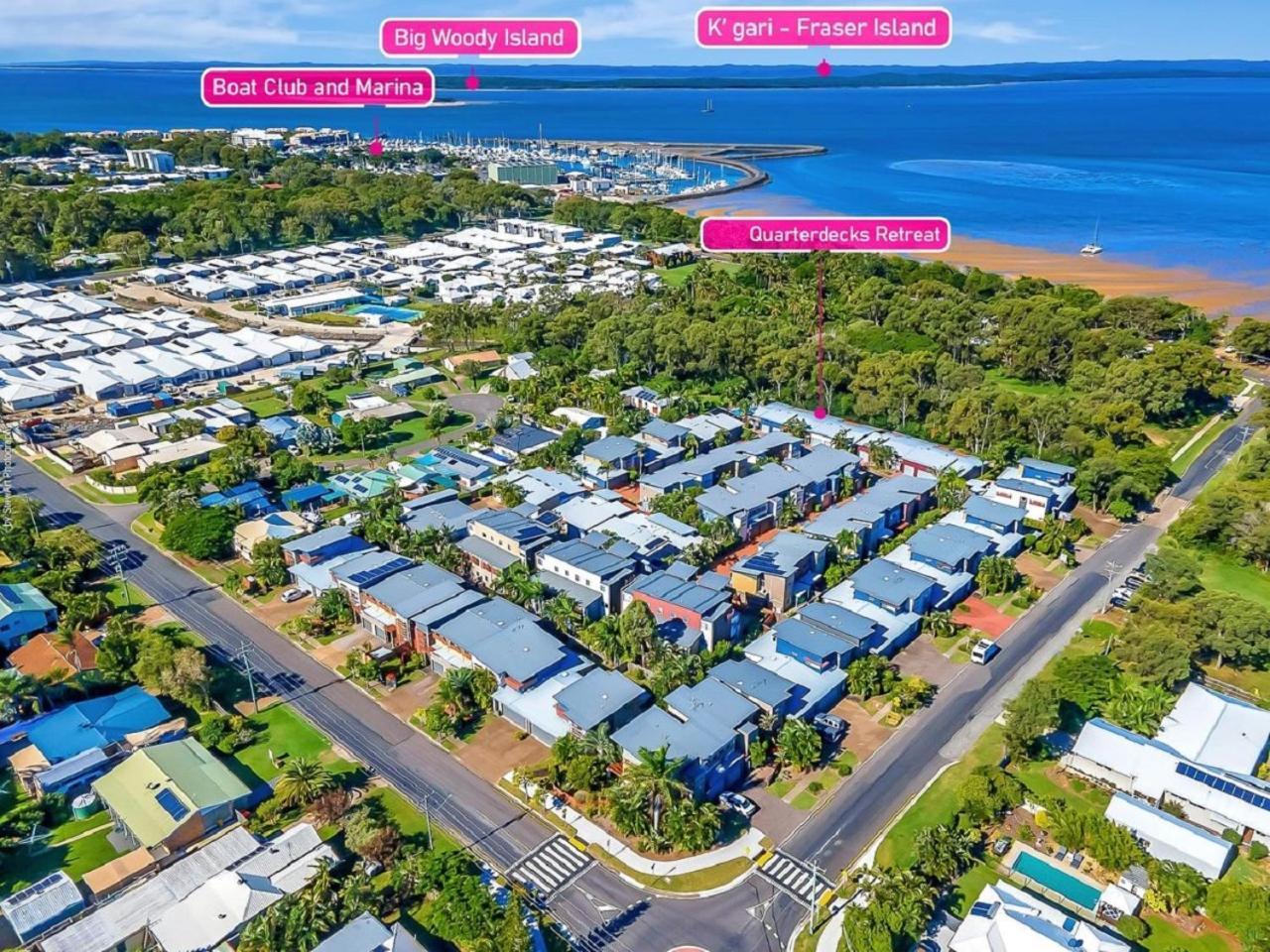 Villa Quarterdecks Retreat Urangan Exterior foto